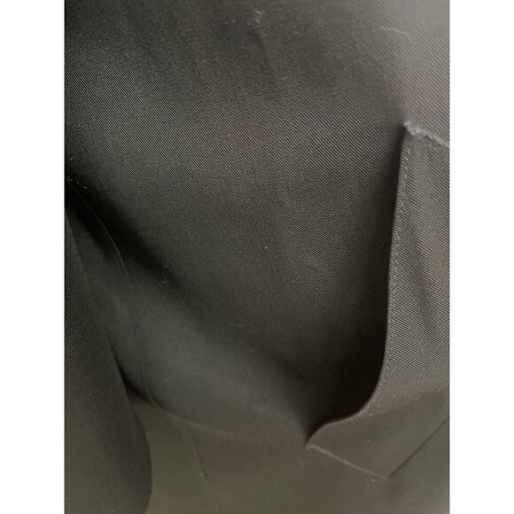 Talbots Women Black Traditional Long Coat Size 14 - Picture 4 of 9